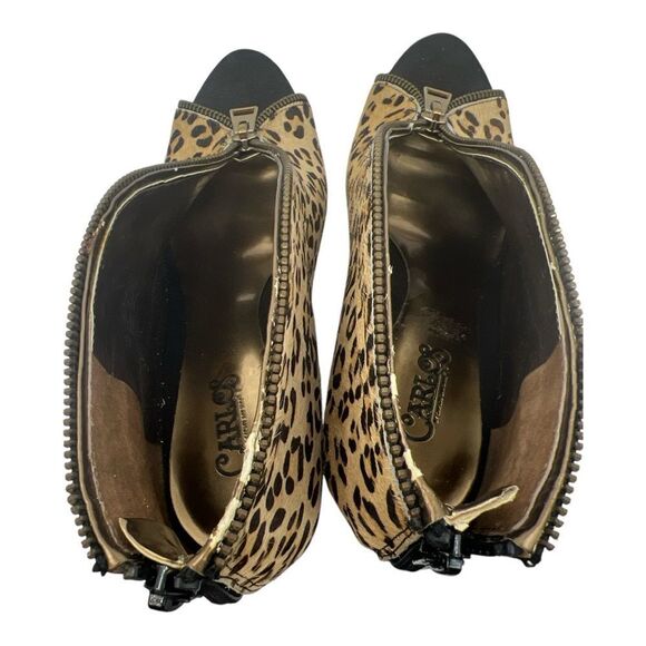 Carlos Santana Veruca leather upper fur 7.5 heels - Picture 7 of 7